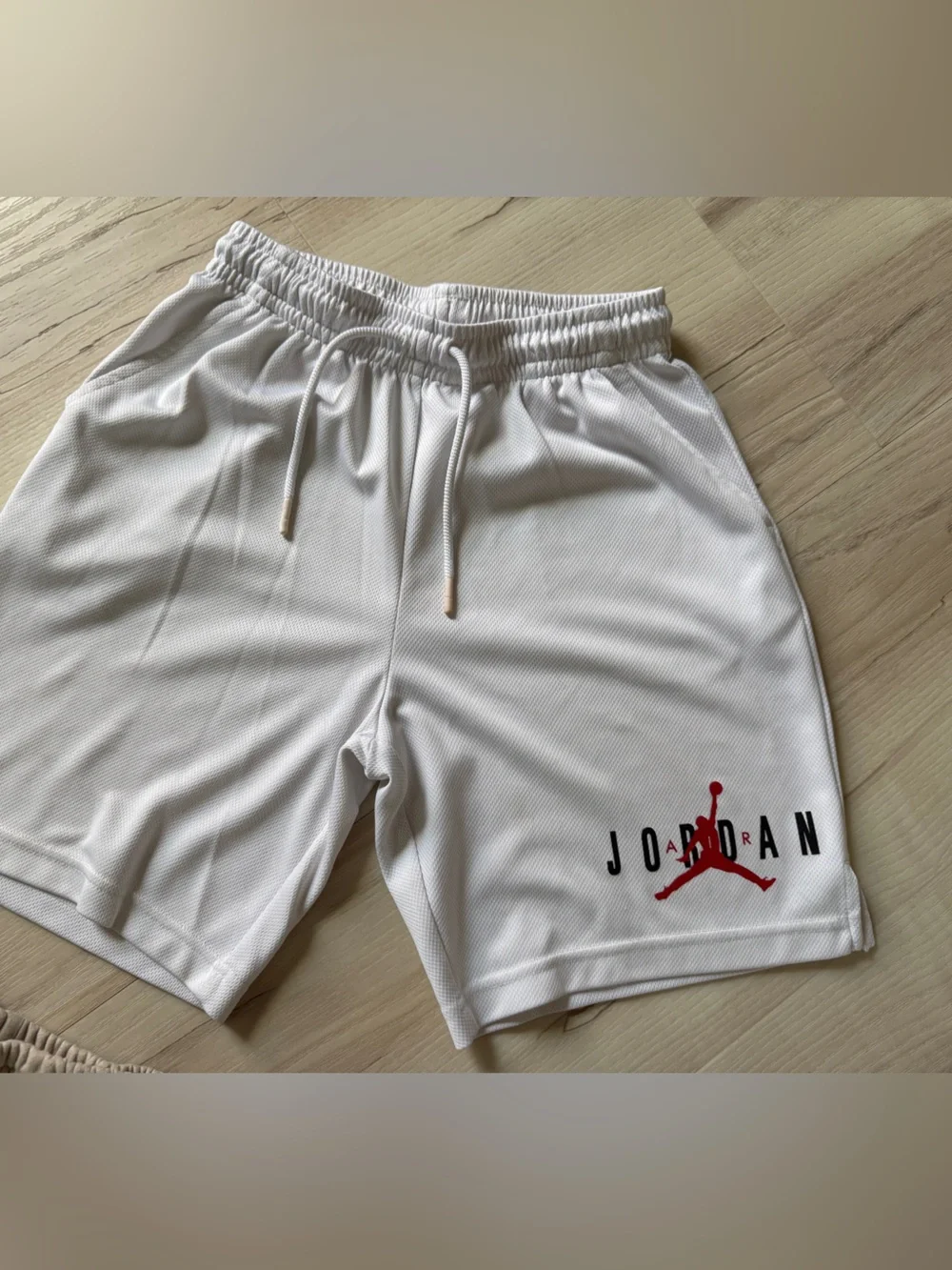 3 pack Nike and Jordan Athletic Shorts with Red Logo Accent-size Large boys